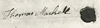 Thomas' signature